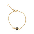 Bvlgari 18K Rose Gold Black Ceramic B Zero Bracelet