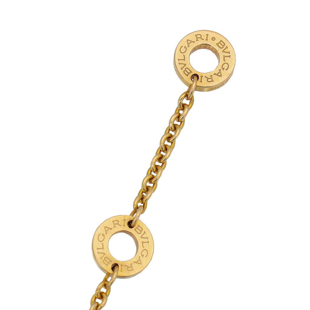 Bvlgari 18K Rose Gold Black Ceramic B Zero Bracelet