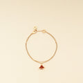 Bvlgari 18K Rose Gold Carnelian Diva's Dream Bracelet