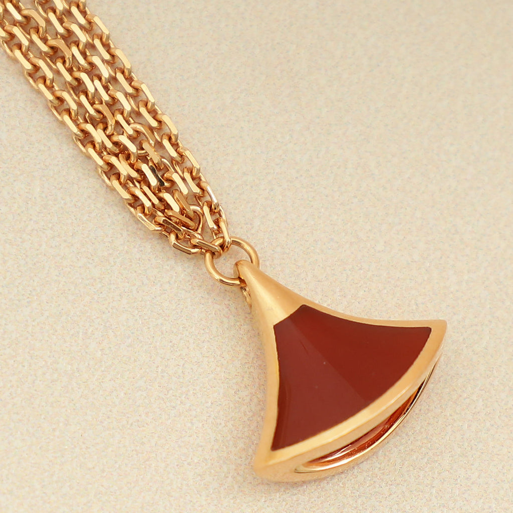 Bvlgari 18K Rose Gold Carnelian Diva's Dream Bracelet
