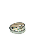 Bvlgari Metallic Silver Serpenti Forever Double Coil Bracelet