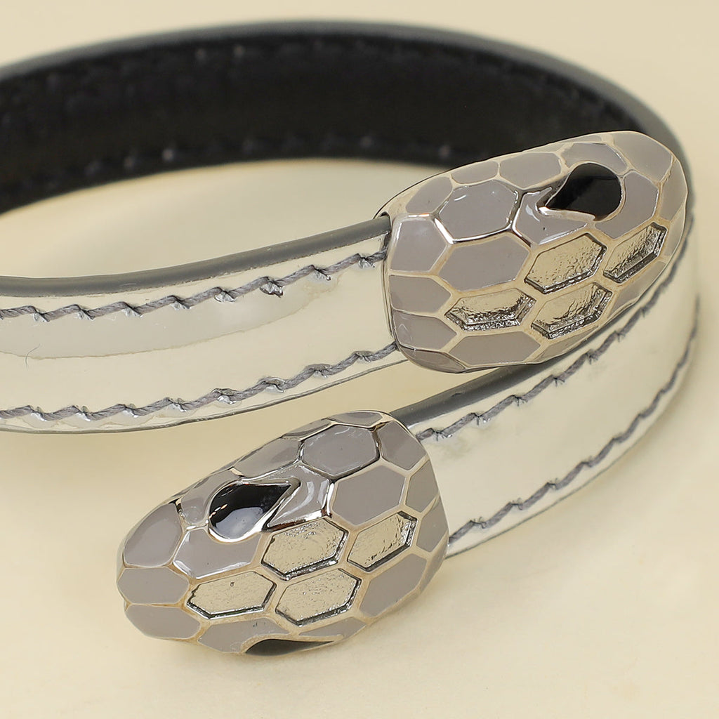 Bvlgari Mirror Silver Serpenti Forever Small Bracelet
