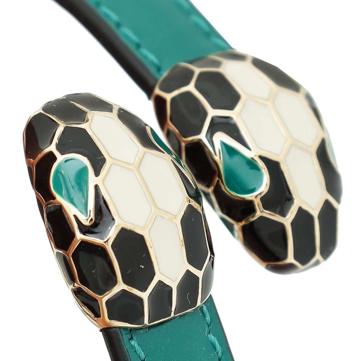 Bvlgari Emerald Green Serpenti Forever Medium Bracelet