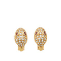 Bvlgari 18K Rose Gold Diamond Serpenti Earrings