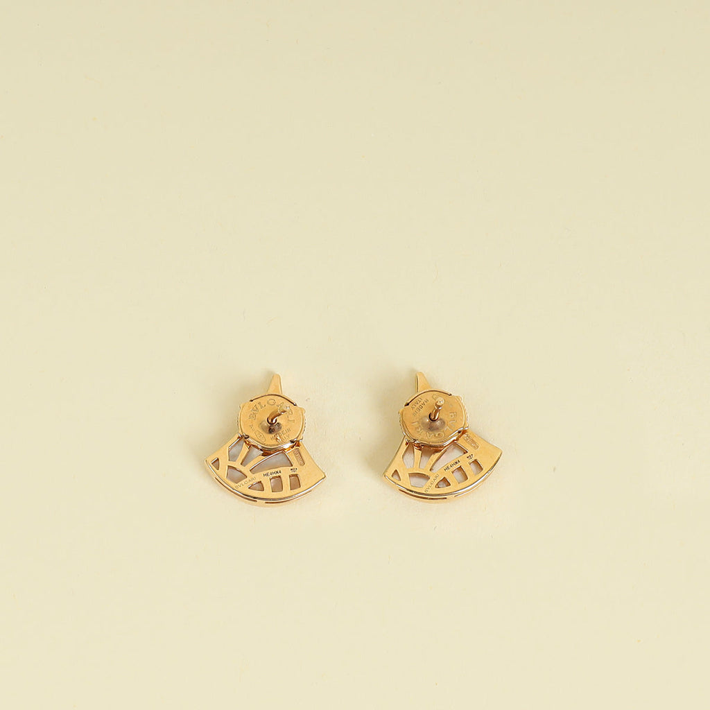 Bvlgari 18K Rose Gold MOP Divas' Dream Earrings