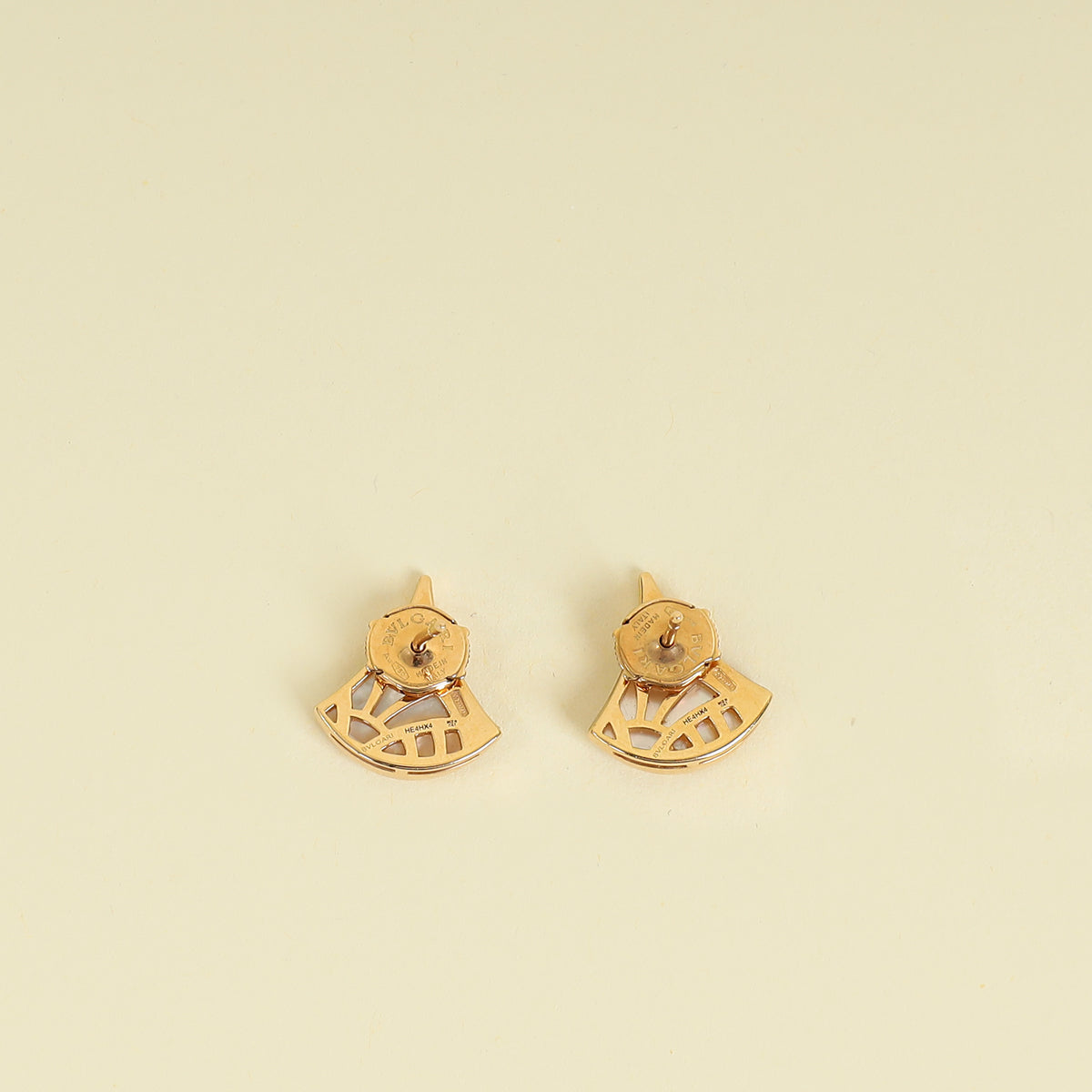 Bvlgari 18K Rose Gold MOP Divas' Dream Earrings