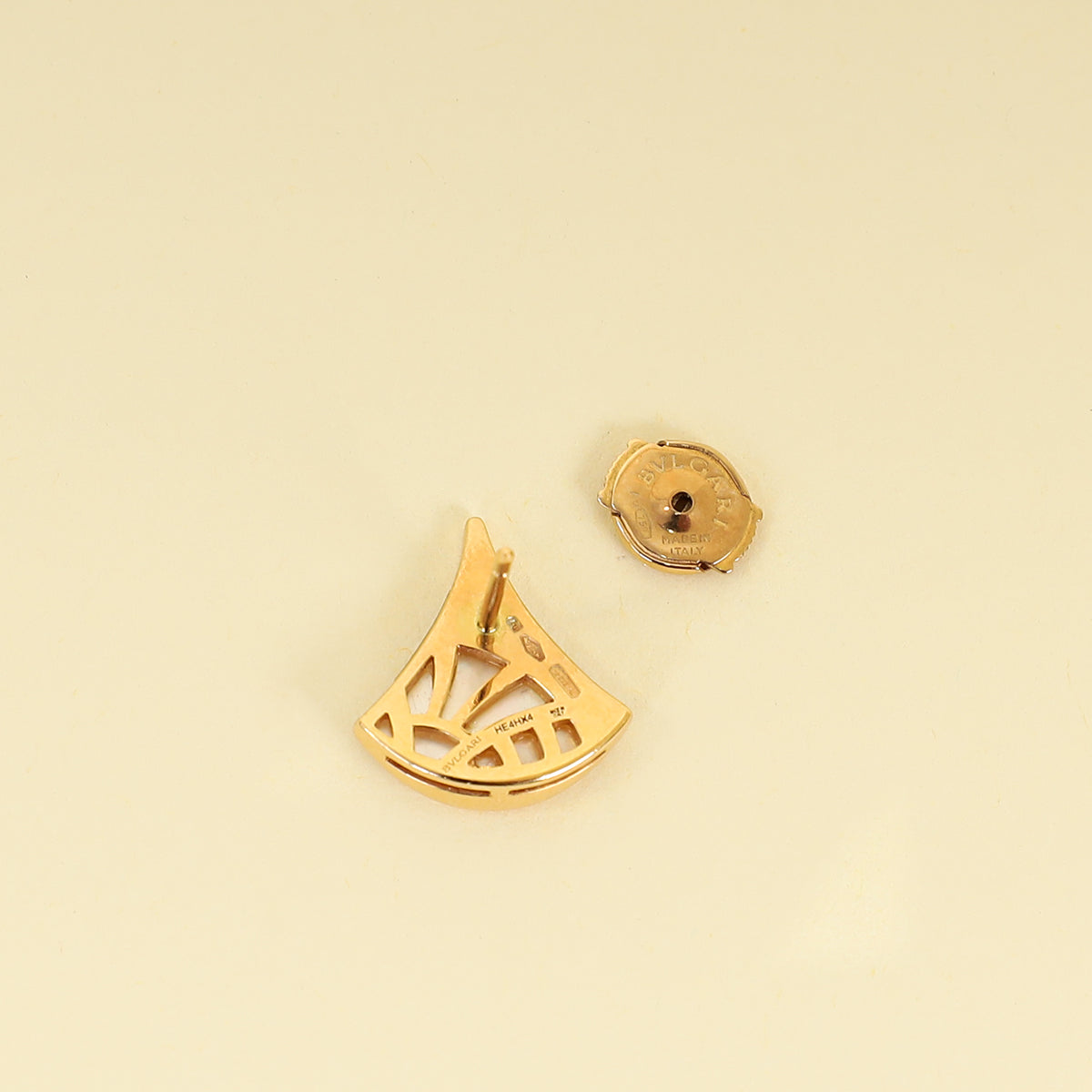 Bvlgari 18K Rose Gold MOP Divas' Dream Earrings