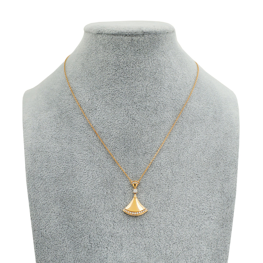Bvlgari 18K Rose Gold Diamond Diva's Dream Necklace