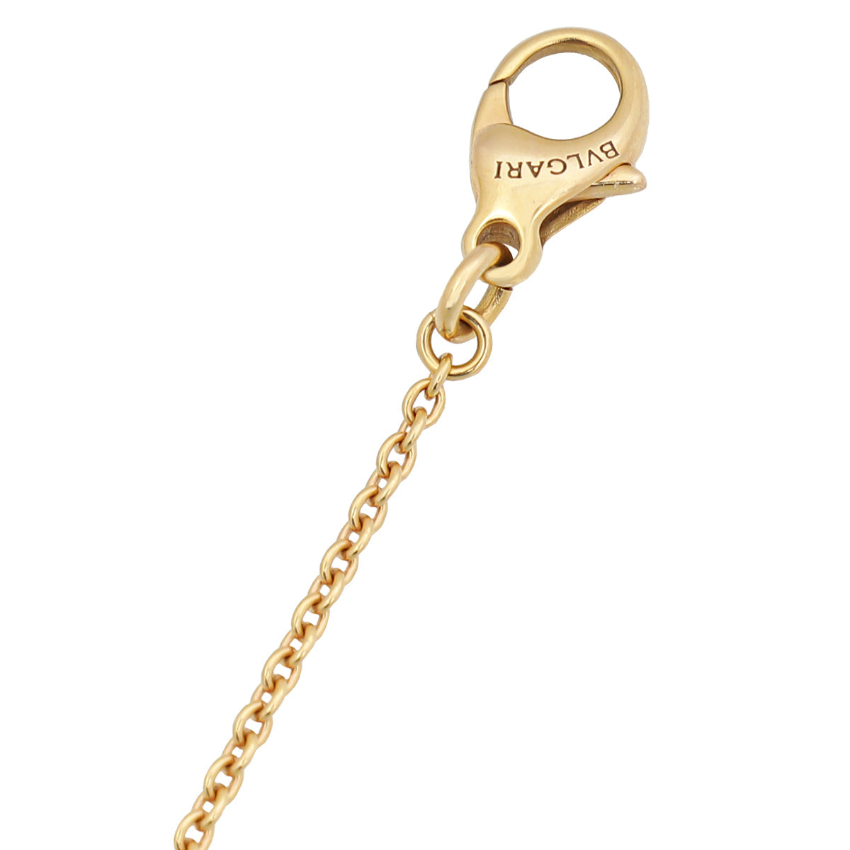 Bvlgari 18K Rose Gold B Zero 1 Legend Diamond Pendant Necklace