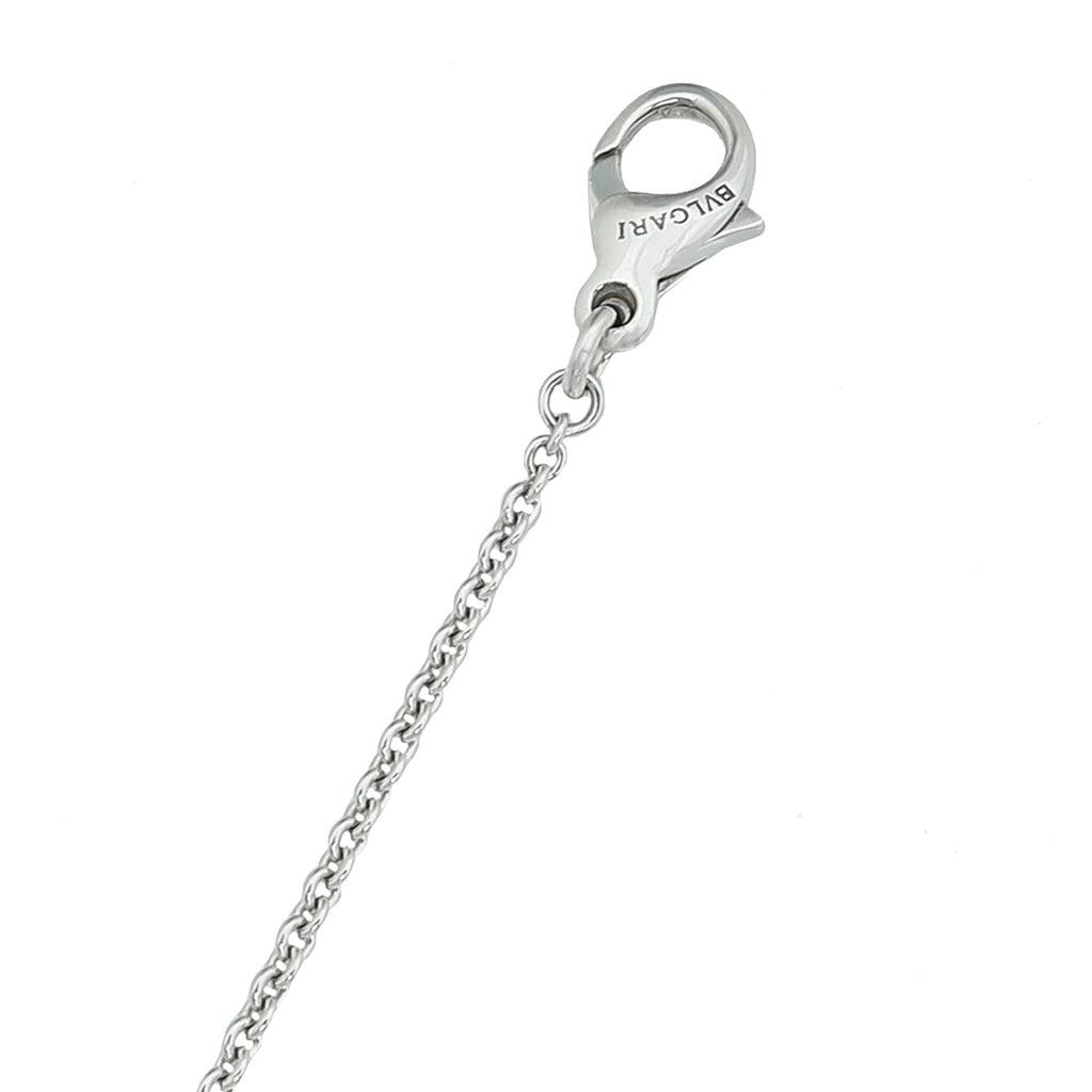 Bvlgari 18K White Gold Diamond B.Zero1 Lariat Necklace