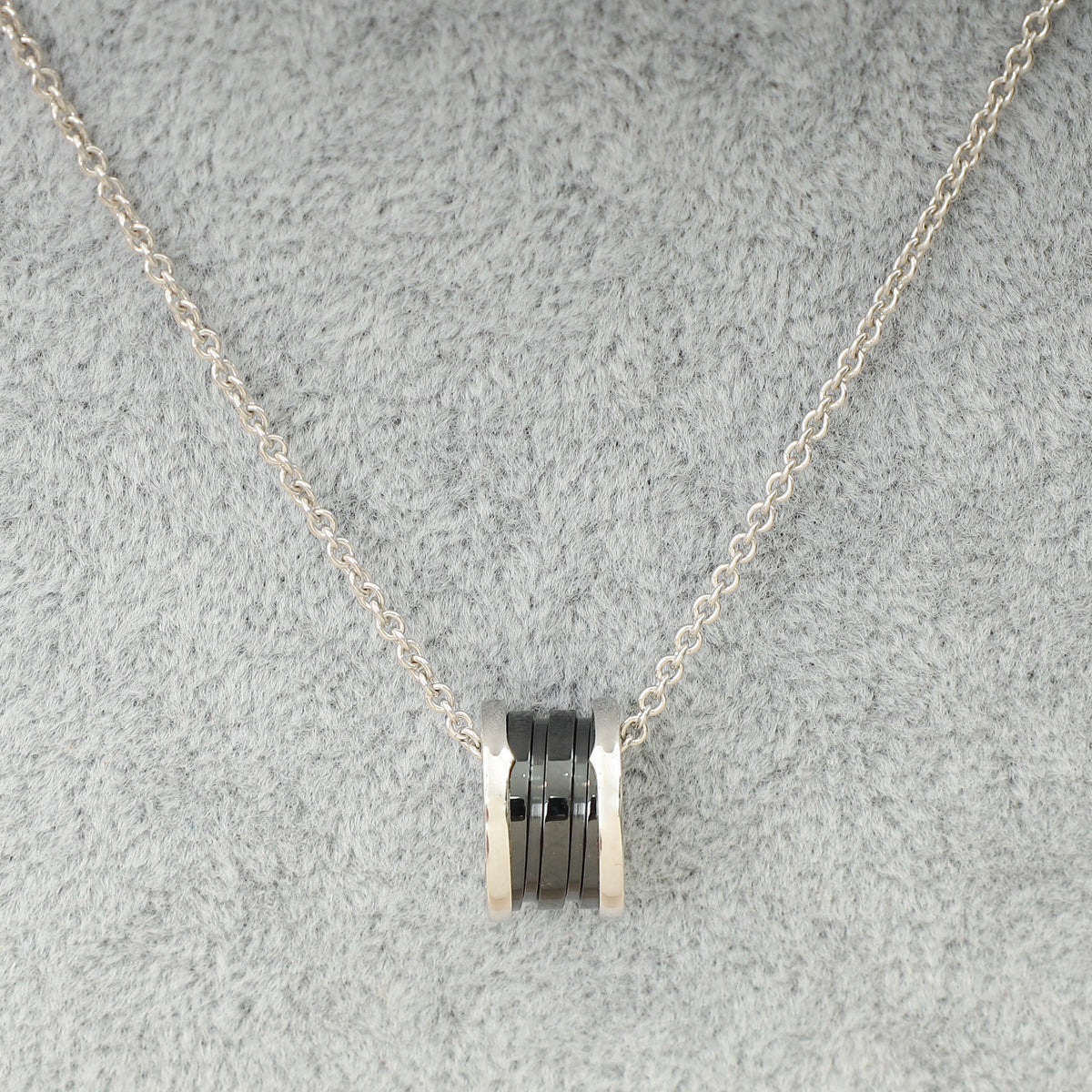 Bvlgari Sterling Silver Save The Children B Zero 1 Necklace