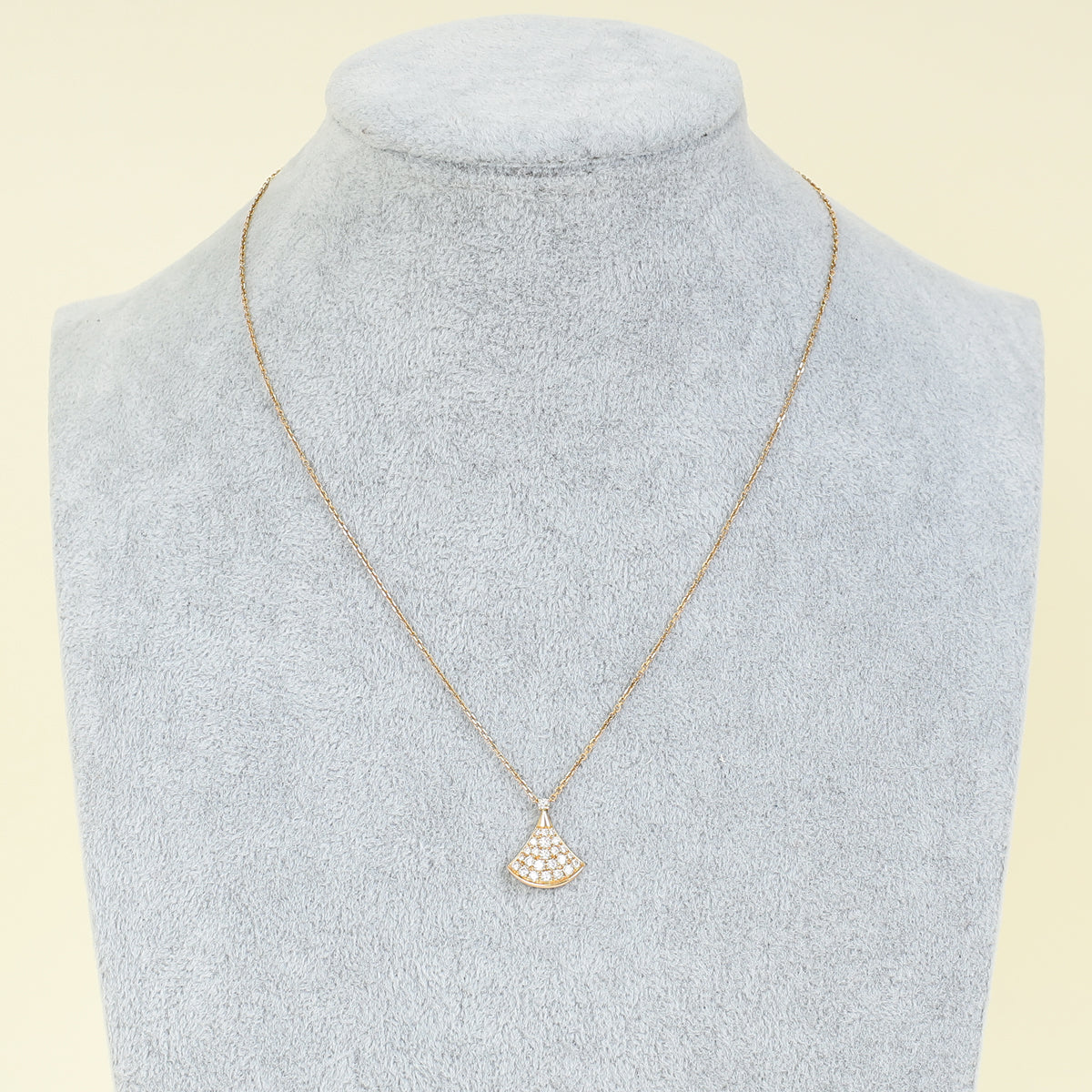 Bvlgari 18K Rose Gold Divas’ Dream Diamond Pendant Necklace