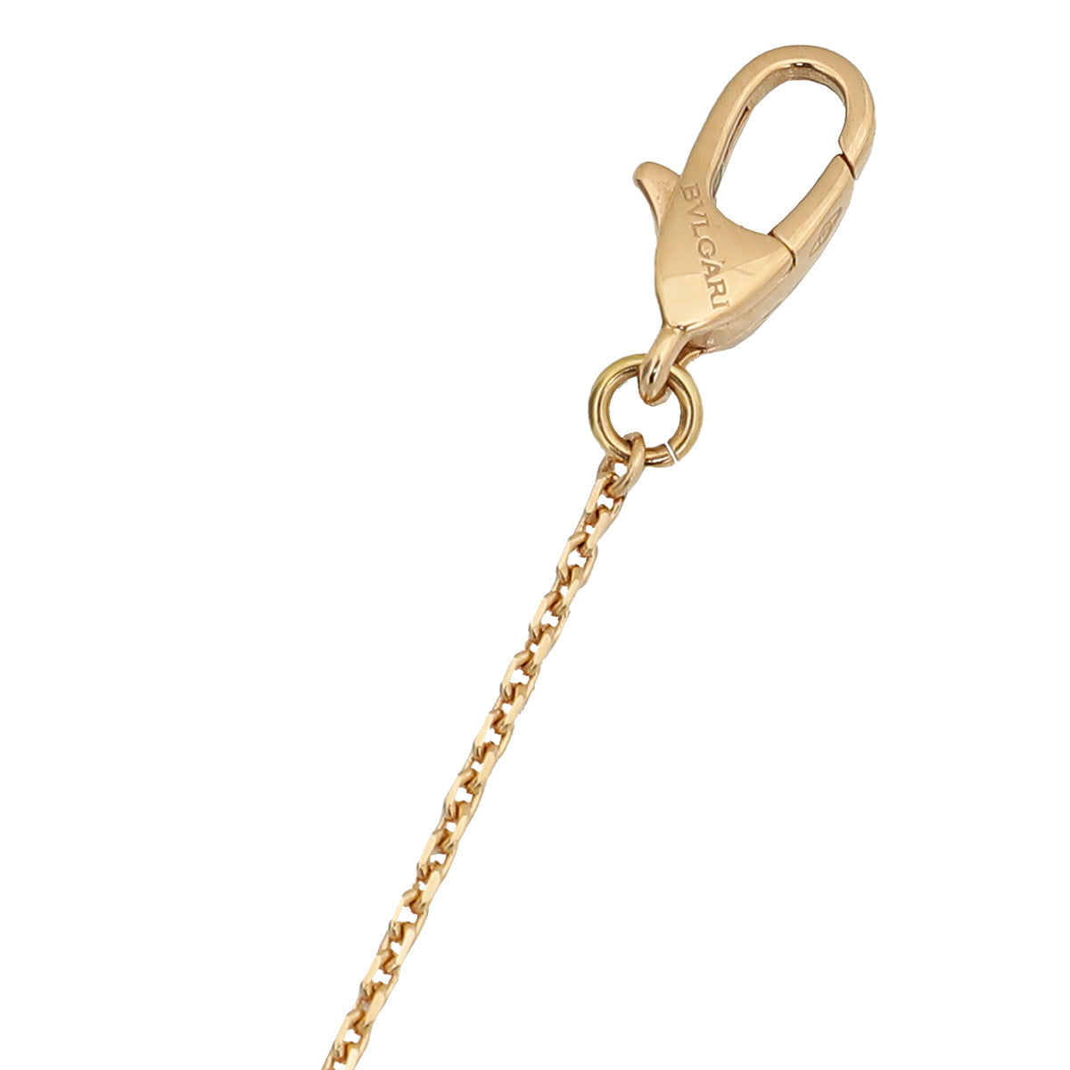 Bvlgari 18K Rose Gold Carnelian Diamond Diva's Dream Pendant Necklace