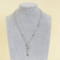 Bvlgari 18K White Gold B.Zero1 Station Necklace