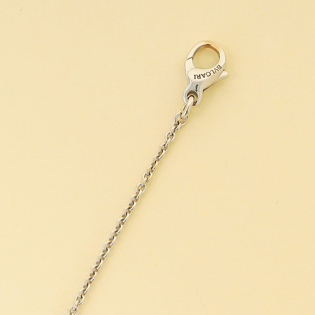 Bvlgari 18K White Gold B.Zero1 Station Necklace