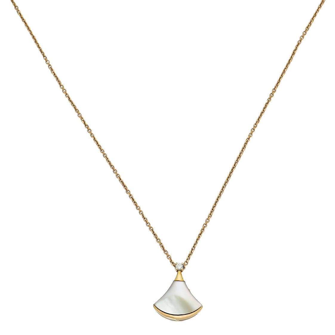 Bvlgari 18K Rose Gold MOP Diamond Diva's Dream Necklace