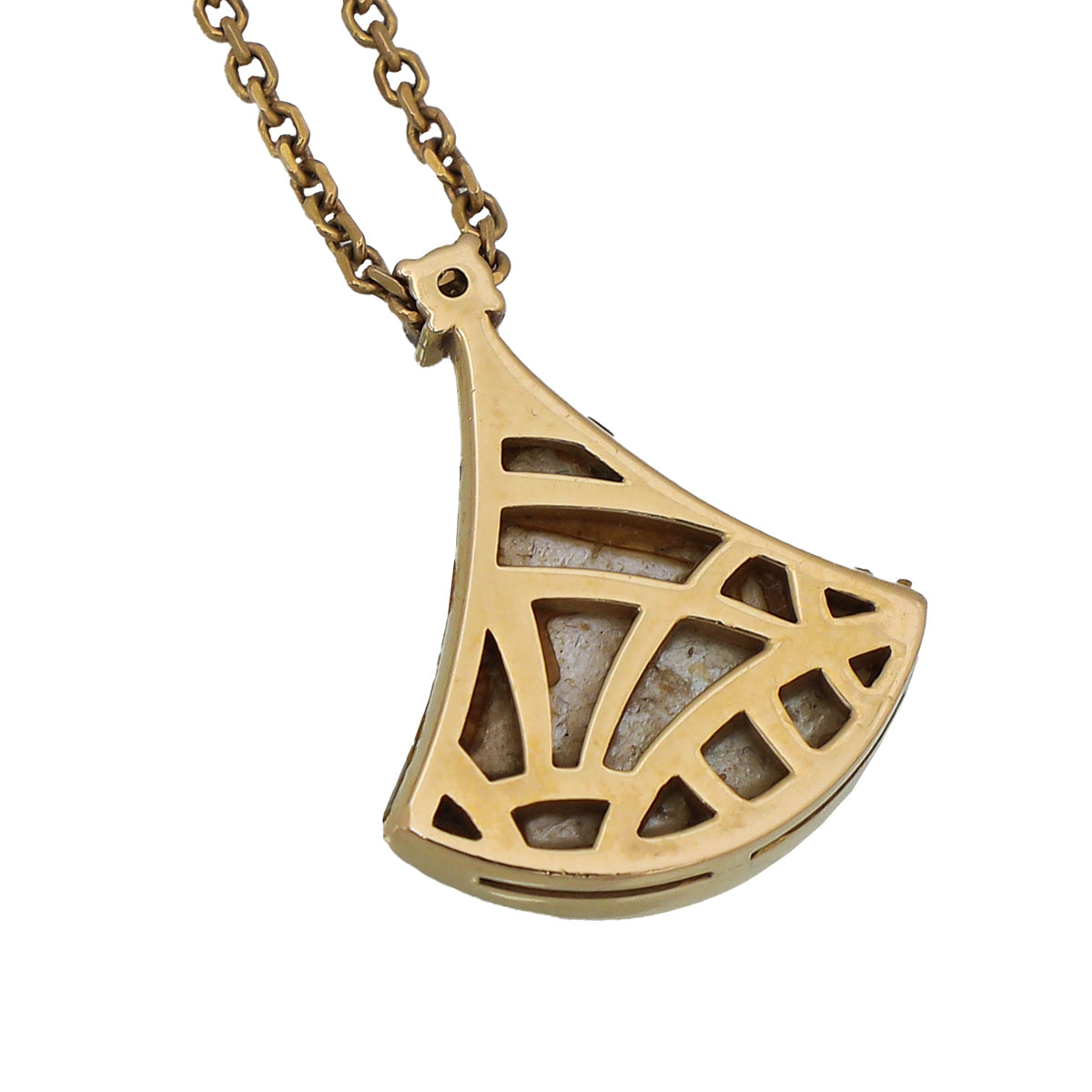 Bvlgari 18K Rose Gold MOP Diamond Diva's Dream Necklace