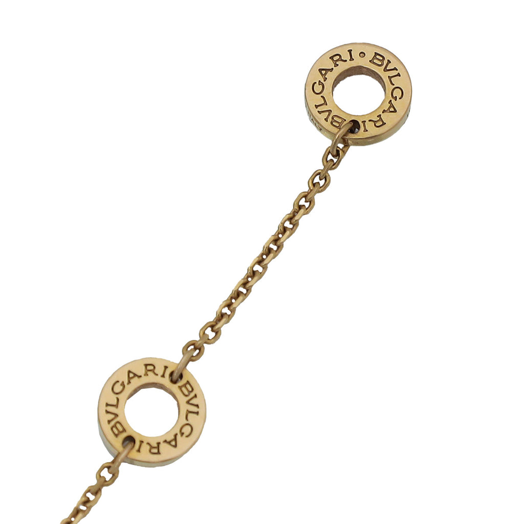 Bvlgari 18K Rose Gold MOP Diamond Diva's Dream Necklace