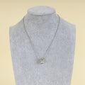 Bvlgari 18K White Gold B.zero1 Necklace