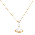 Bvlgari 18K Pink Gold Diamond MOP Diva's Dream Necklace