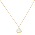 Bvlgari 18K Rose Gold MOP Diamond Diva's Dream Pendant Necklace