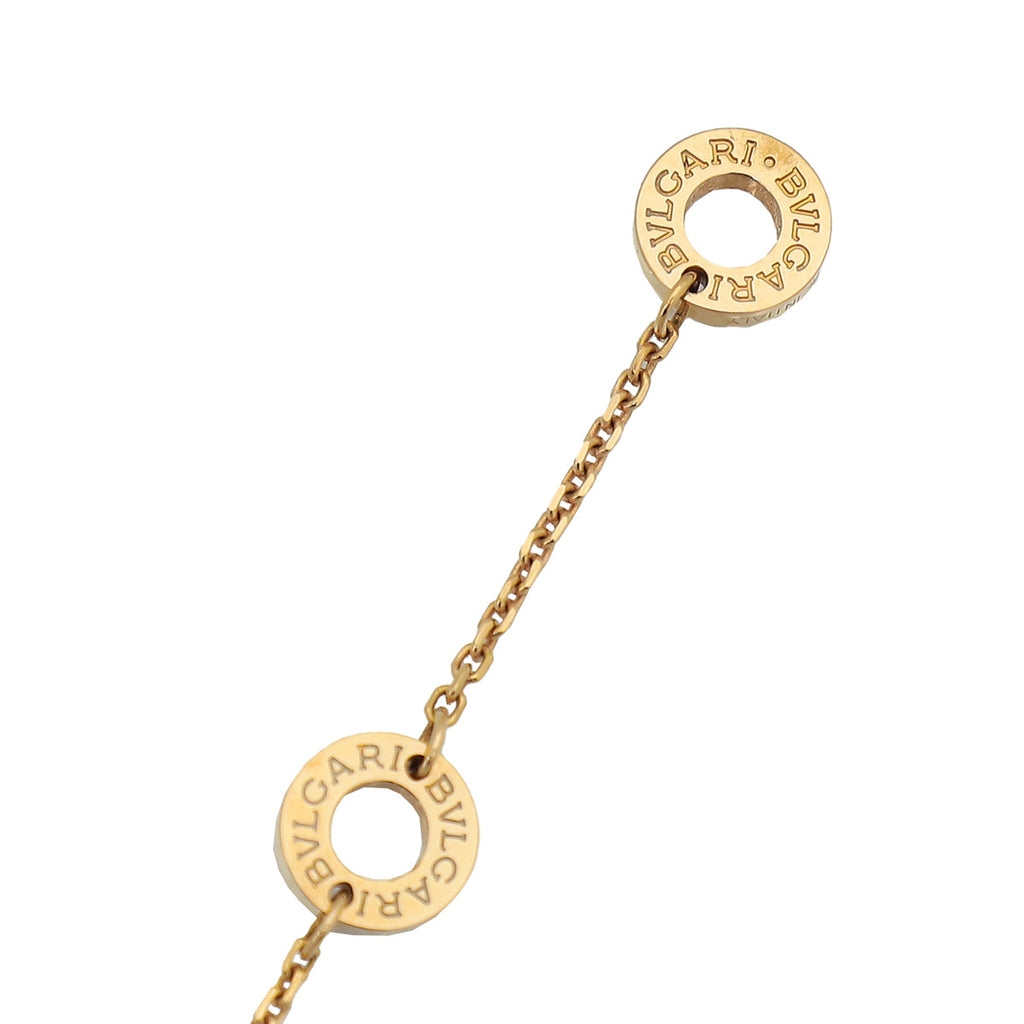 Bvlgari 18K Rose Gold MOP Diamond Diva's Dream Pendant Necklace