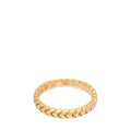 Bvlgari 18K Rose Gold Spiga Ring 50
