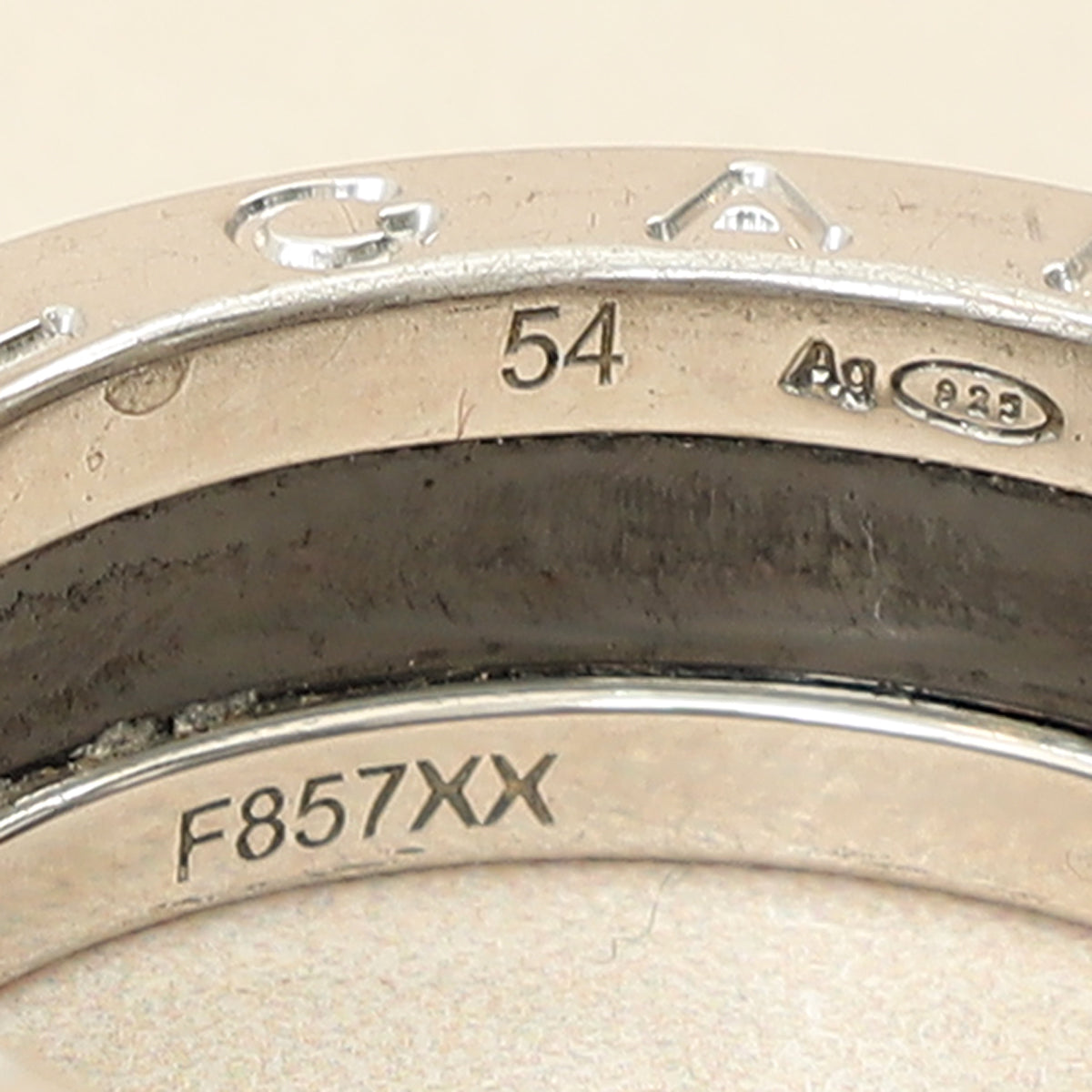 Bvlgari Sterling Silver Save The Children Ring 54