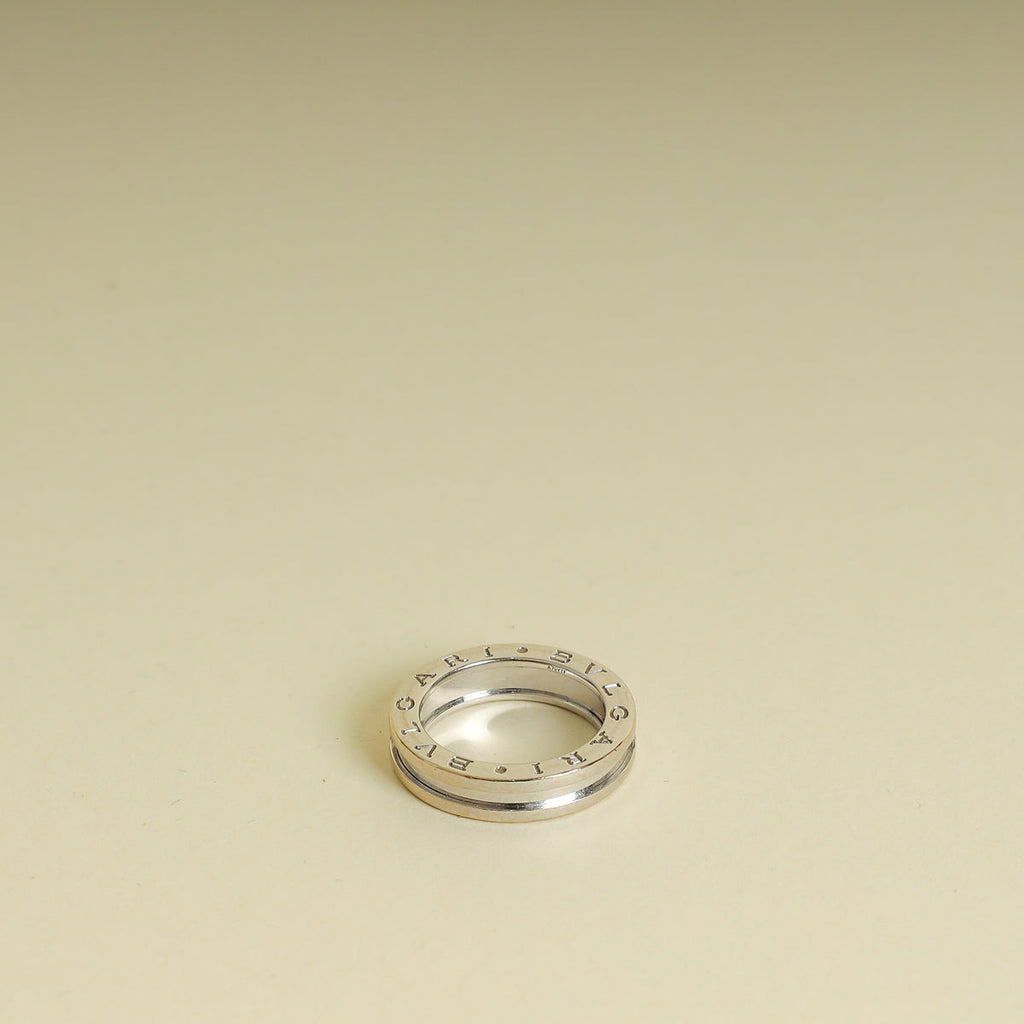 Bvlgari 18K White Gold B. Zero1 - One Band Ring 52