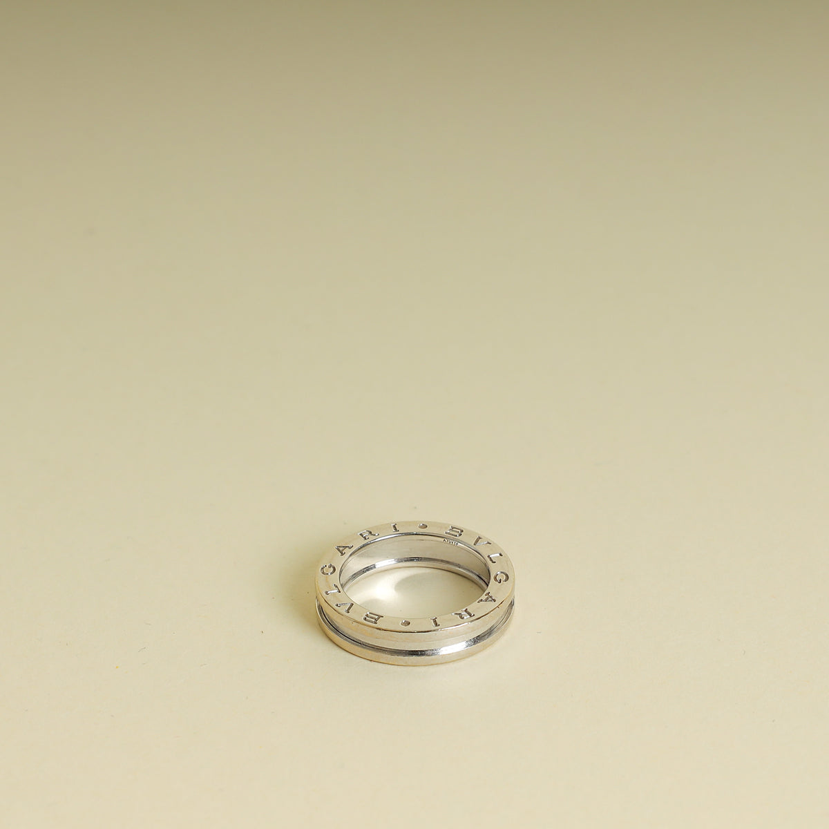 Bvlgari 18K White Gold B. Zero1 - One Band Ring 52