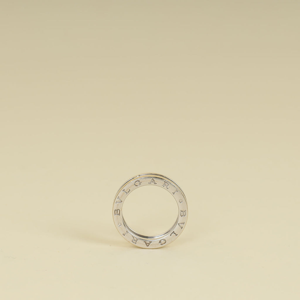 Bvlgari 18K White Gold B. Zero1 - One Band Ring 52