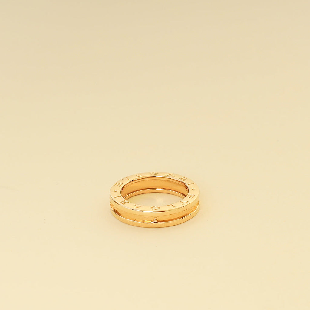 Bvlgari 18K Yellow Gold B Zero 1 Ring 51