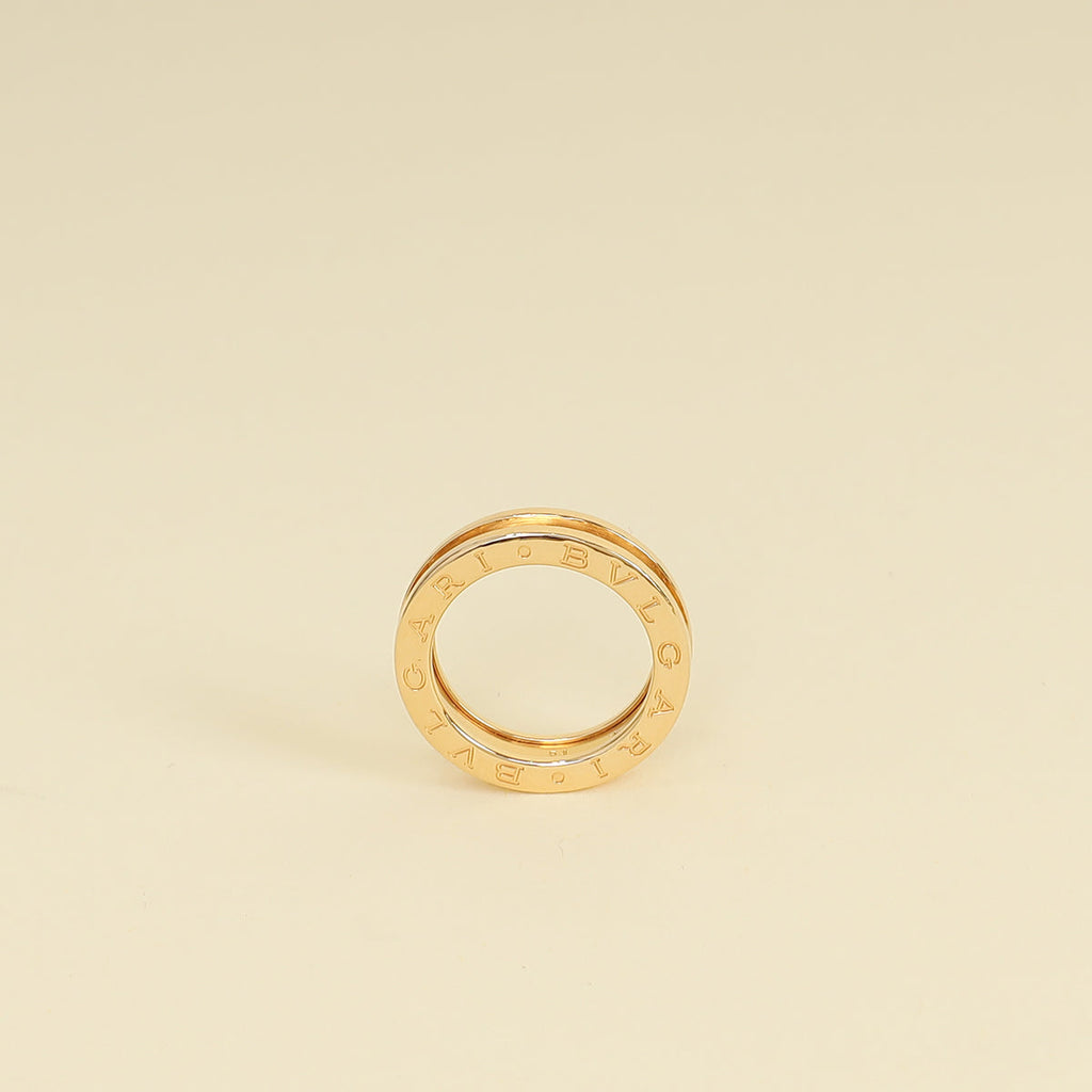 Bvlgari 18K Yellow Gold B Zero 1 Ring 51