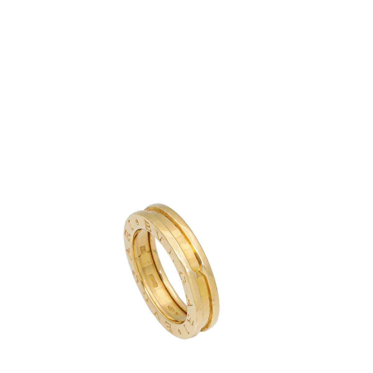 Bvlgari 18K Yellow Gold B Zero1 Ring 51