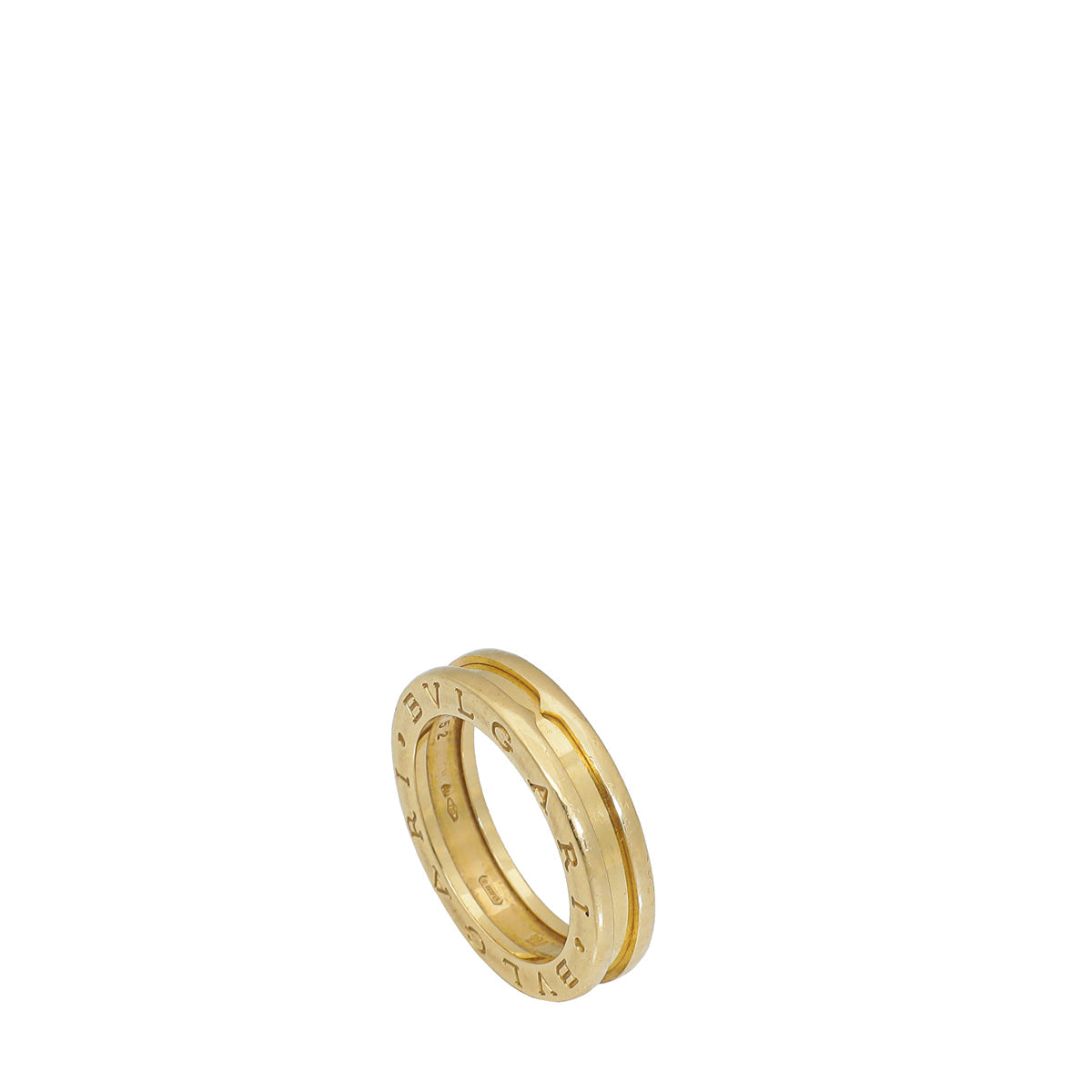Bvlgari 18K Yellow Gold B.Zero1 Ring 52