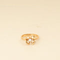 Bvlgari 18K Rose Gold Diamond Fiorever Ring 52