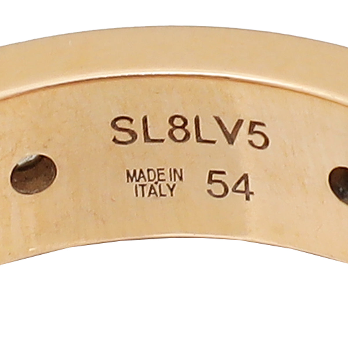 Bvlgari 18K Rose Gold B.Zero1 Diamond Ring 54