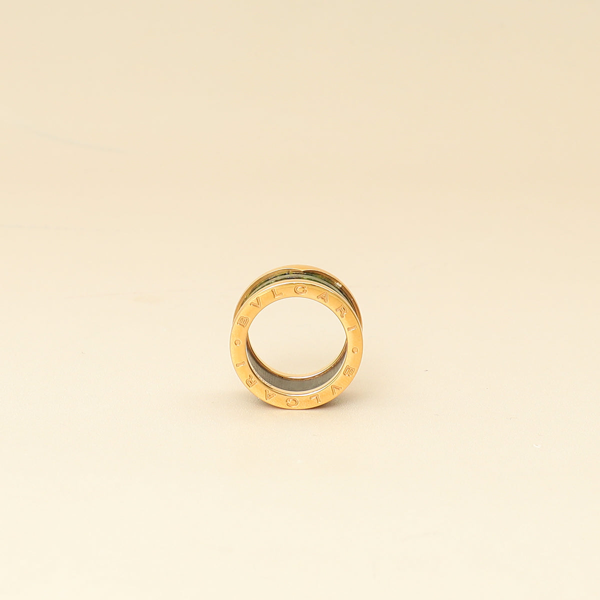 Bvlgari 18K Yellow Gold B. Zero 1-4 Band Ring 53
