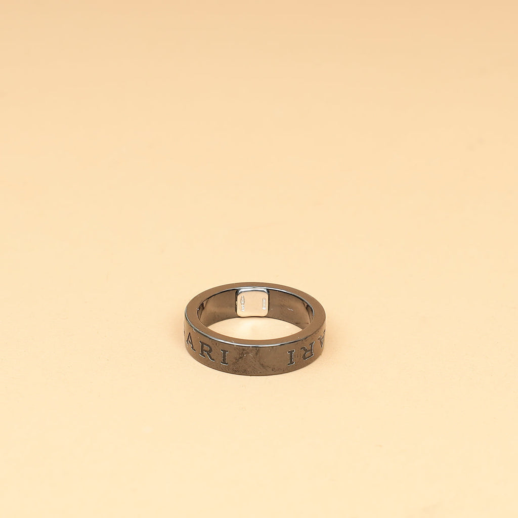 Bvlgari Black Bvlgari Essential Ceramic w/Diamond Ring 54