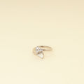 Bvlgari 18K White Gold Diamond MOP Diva's Dream Ring 51