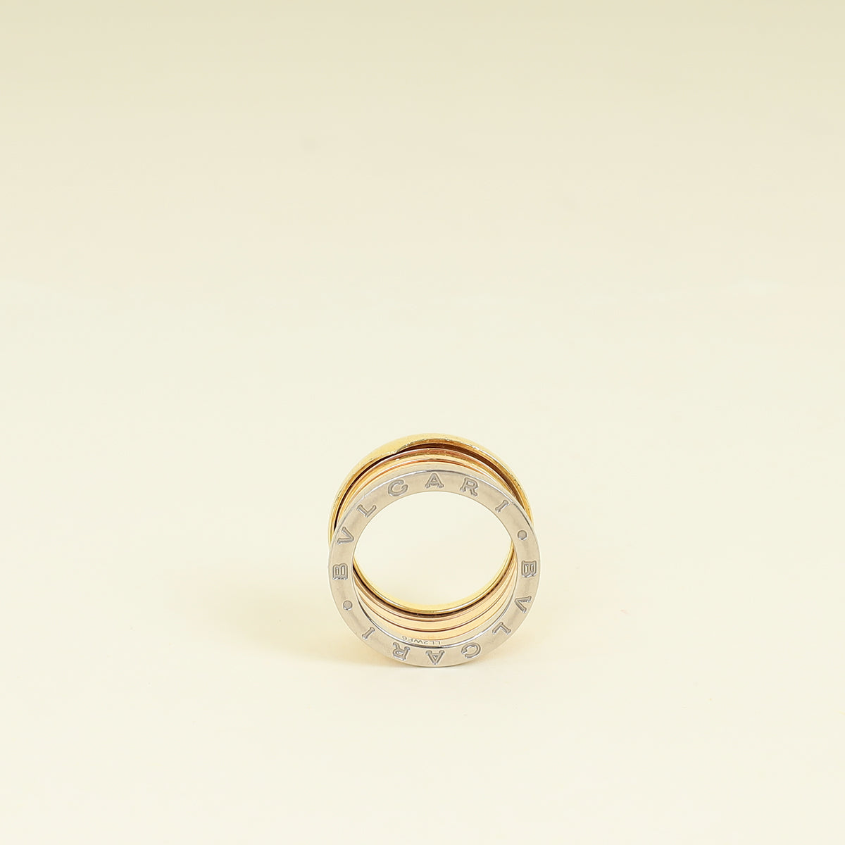 Bvlgari 18K Tricolor B.Zero 1 - Four-Band Ring 54