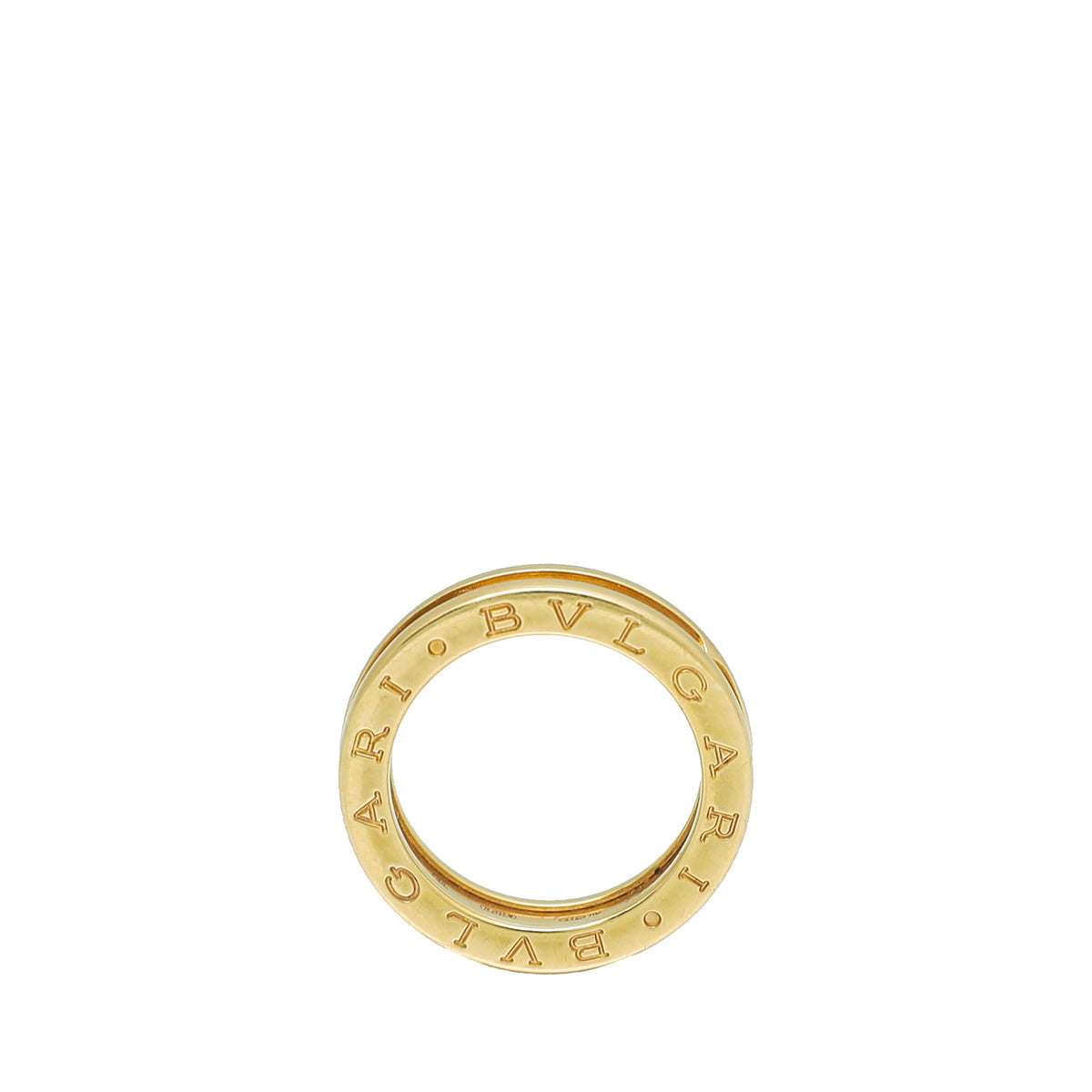 Bvlgari 18K Yellow Gold B.Zero 1 Band Ring 52