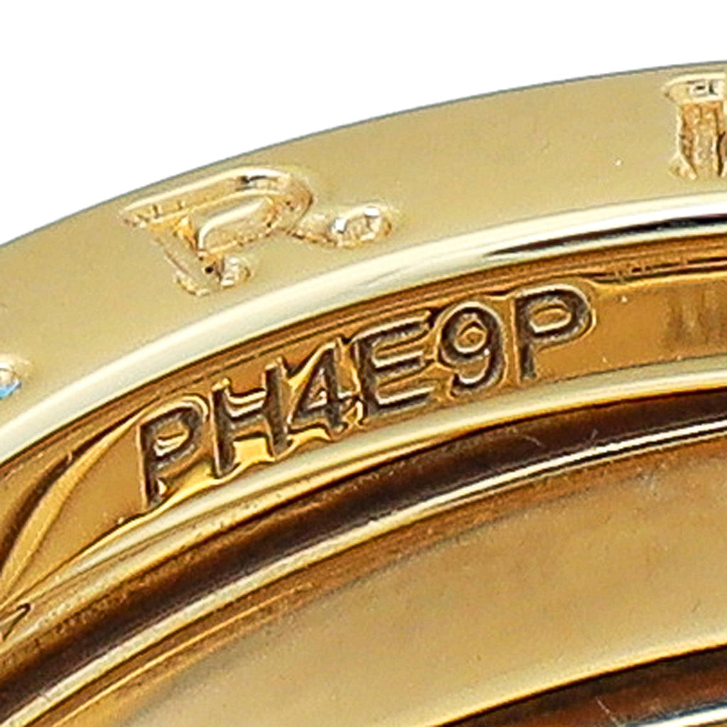 Bvlgari 18K Yellow Gold B.Zero1 XXth Anniversary 5 Band Ring 54