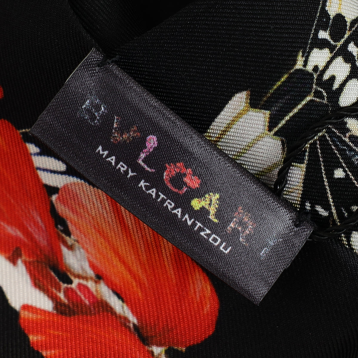 Bvlgari Black Multicolor X Mary Katrantzou Silk Maxi Shelley Twilly