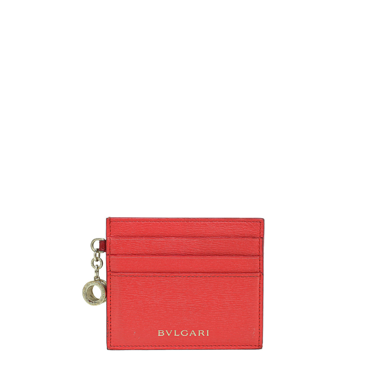 Bvlgari Red B.Zero 1 Card Holder