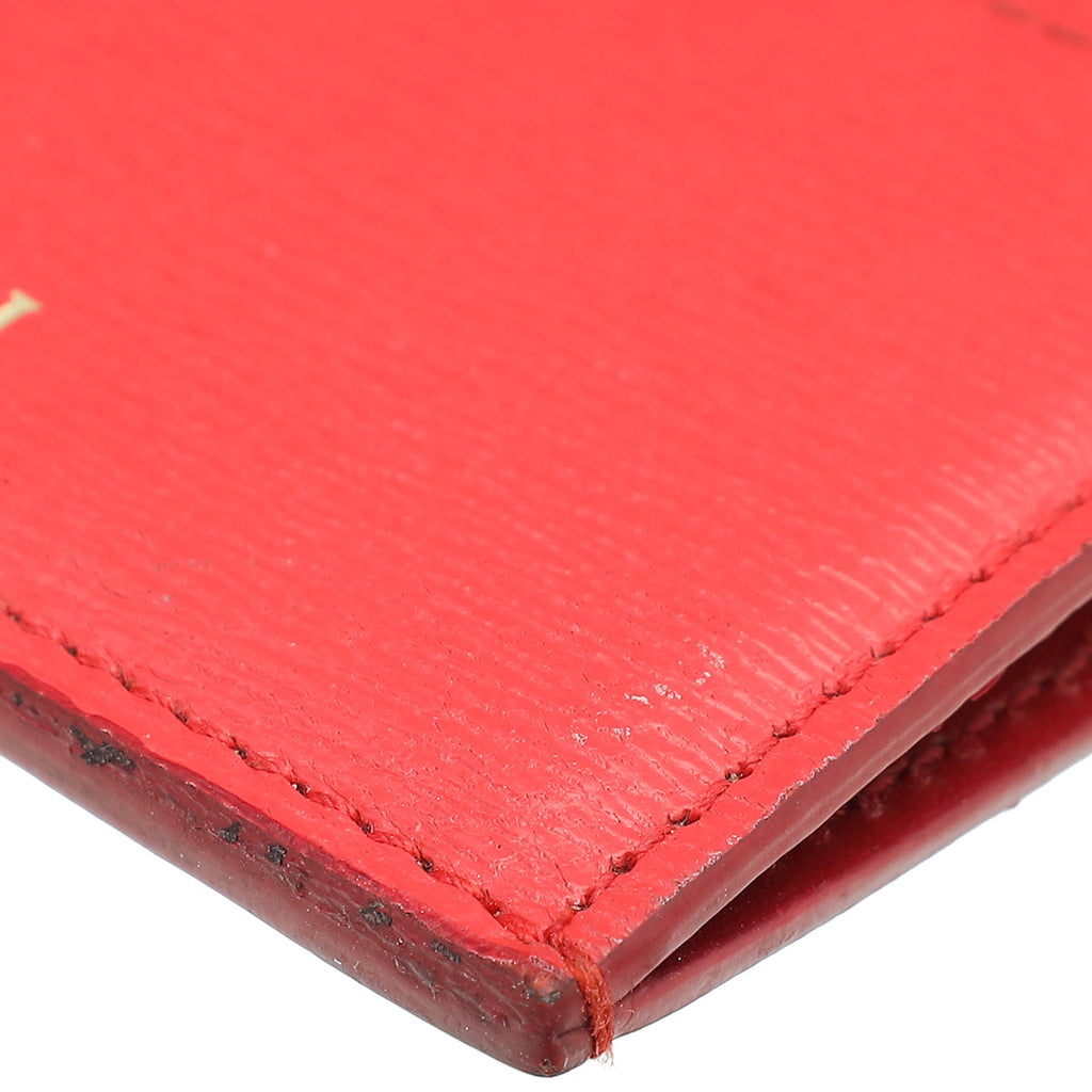 Bvlgari Red B.Zero 1 Card Holder