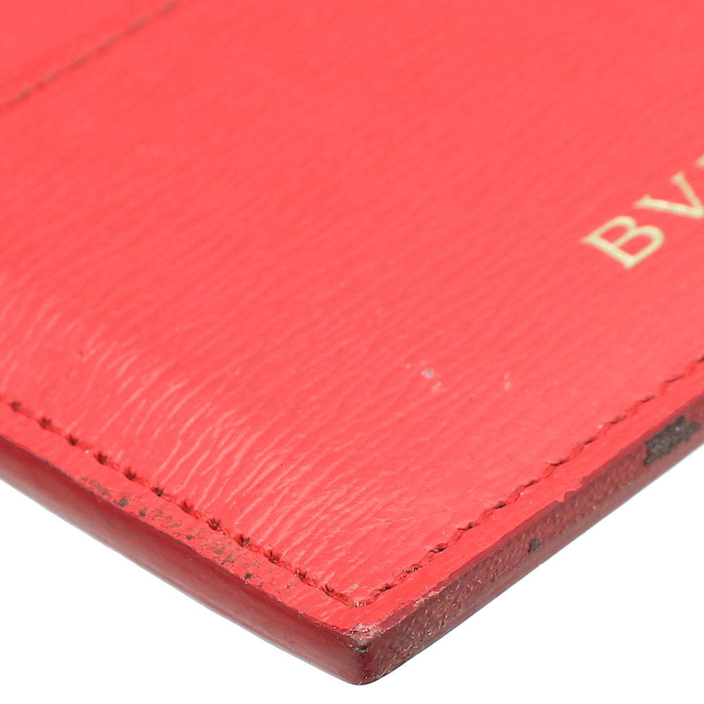 Bvlgari Red B.Zero 1 Card Holder