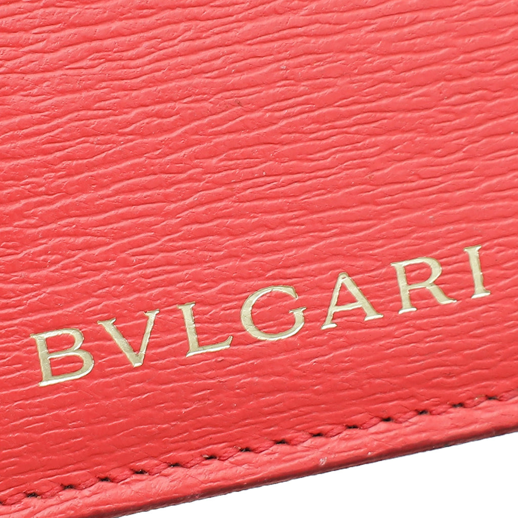 Bvlgari Red B.Zero 1 Card Holder