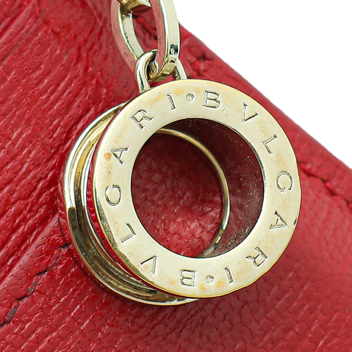 Bvlgari Red B.Zero 1 Card Holder
