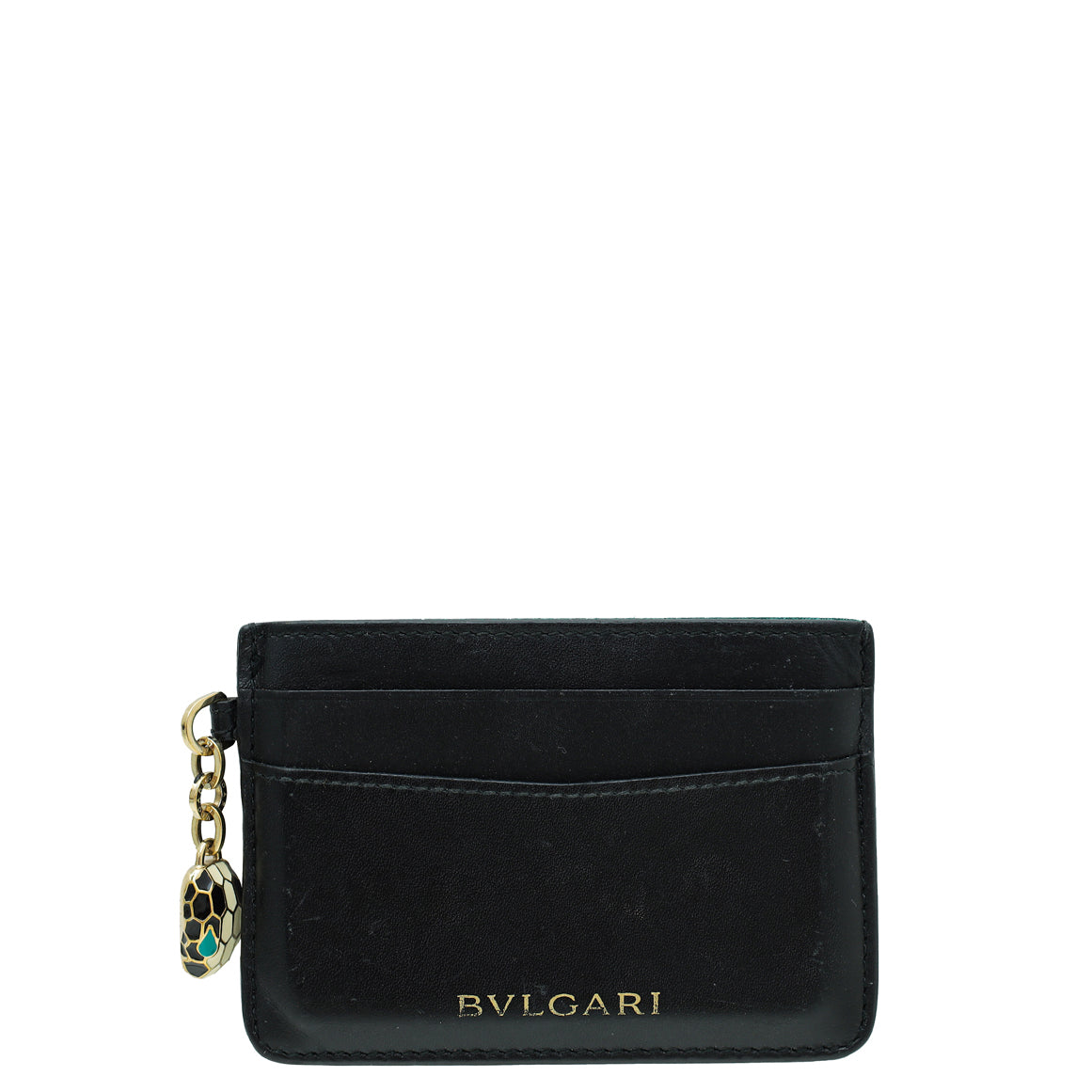 Bvlgari Black Serpenti Forever Card Holder